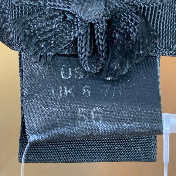 BORSALINO Size S Beige Black Straw Fedora - Picture 7 of 10